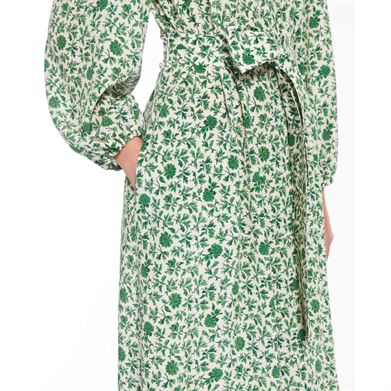 Weekend Max Mara Wales Kjole, Green Flower
